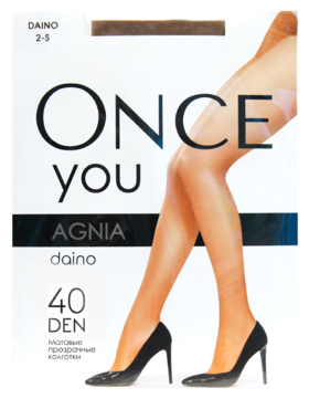 Колготки женские «Once You» Agnia 40 den, daino, размер 2 Колготки женские «Once You» Agnia 40 den, daino, размер 2
