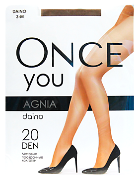 Колготки женские «Once You» Agnia 20 den, daino, размер 3