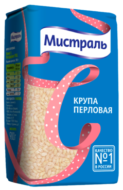 Крупа перловая «Мистраль», 900 г Крупа перловая «Мистраль», 900 г