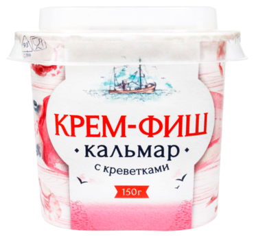 Паста «Крем-Фиш» кальмар-креветка, 150 г Паста «Крем-Фиш» кальмар-креветка, 150 г