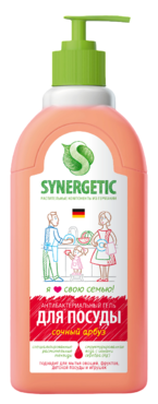 Средство для мытья посуды «SYNERGETIC» Арбуз, 500 мл Средство для мытья посуды «SYNERGETIC» Арбуз, 500 мл