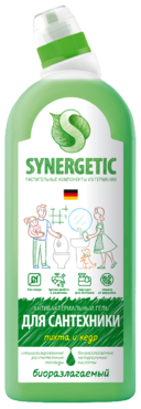 Чистящий гель для сантехники «SYNERGETIC» Пихта и кедр, 700 мл Чистящий гель для сантехники «SYNERGETIC» Пихта и кедр, 700 мл