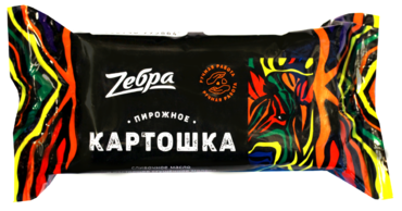 Пирожное «ZEBRA» Картошка, 80 г Пирожное «ZEBRA» Картошка, 80 г