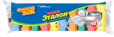 Губки для мытья посуды «Фрекен БОК» Эталон, 10 шт Губки для мытья посуды «Фрекен БОК» Эталон, 10 шт