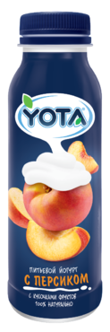 Йогурт питьевой «Yota» с персиком, 300 г Йогурт питьевой «Yota» с персиком, 300 г