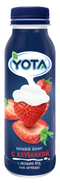 Йогурт питьевой «Yota» с клубникой, 300 г Йогурт питьевой «Yota» с клубникой, 300 г