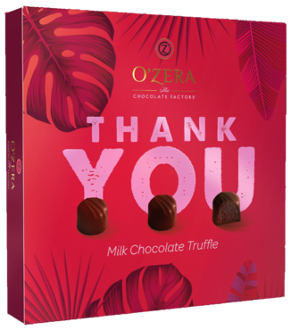 Шоколадные конфеты «O'Zera» «Thank You» трюфель в молочном шоколаде, 140 г Шоколадные конфеты «O'Zera» «Thank You» трюфель в молочном шоколаде, 140 г
