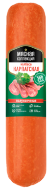 Колбаса Карпатская «Мясная коллекция» полукопченая, 380 г Колбаса Карпатская «Мясная коллекция» полукопченая, 380 г