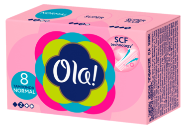 Тампоны «Ola!» NORMAL Шелковистая поверхность, 8 шт Тампоны «Ola!» NORMAL Шелковистая поверхность, 8 шт