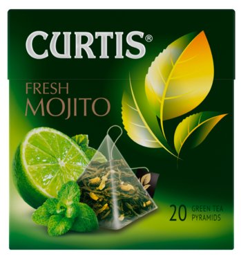 Чай зеленый «Curtis» Fresh Mojito, 20 пирамидок, 34 г Чай зеленый «Curtis» Fresh Mojito, 20 пирамидок, 34 г
