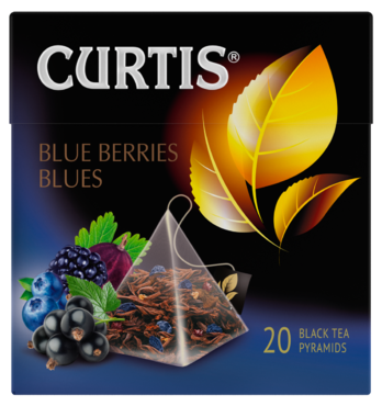 Чай черный «Curtis» Berries Blues, 20 пирамидок, 36 г Чай черный «Curtis» Berries Blues, 20 пирамидок, 36 г