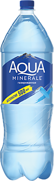 Питьевая вода «Аква Минерале» газированная, 2 л