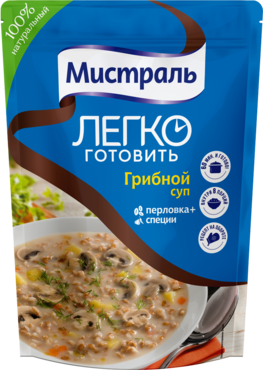 Суп «Мистраль» Грибной, 230 г Суп «Мистраль» Грибной, 230 г