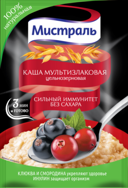 Каша мультизлаковая «Мистраль» Сильный иммунитет, 40 г Каша мультизлаковая «Мистраль» Сильный иммунитет, 40 г