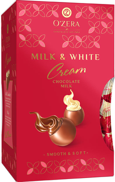 «OZera», шоколадные конфеты O’Zera Milk & White Cream, 200 г «OZera», шоколадные конфеты O’Zera Milk & White Cream, 200 г