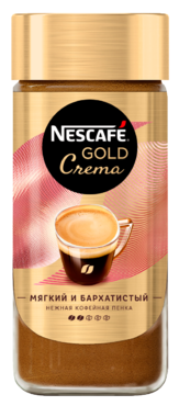 Кофе растворимый «Nescafe Gold» Crema, 95 г Кофе растворимый «Nescafe Gold» Crema, 95 г