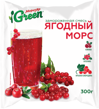 Смесь ягод «Морозко Green» для приготовления морса, 300 г Смесь ягод «Морозко Green» для приготовления морса, 300 г