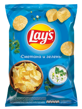 Чипсы «Lay's» Сметана и зелень, 90 г Чипсы «Lay's» Сметана и зелень, 90 г
