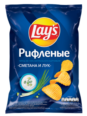 Чипсы «Lay's» рифленые Сметана и лук, 90 г Чипсы «Lay's» рифленые Сметана и лук, 90 г