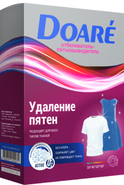 Отбеливатель-пятновыводитель «Doare», 550 г Отбеливатель-пятновыводитель «Doare», 550 г