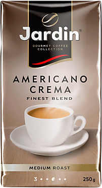 Кофе «Jardin» Americano crema, молотый, 250 г