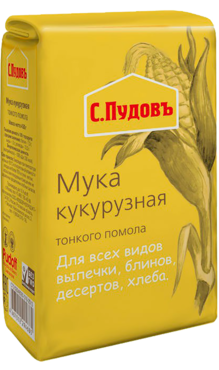 Мука кукурузная «С.Пудовъ», 450 г Мука кукурузная «С.Пудовъ», 450 г