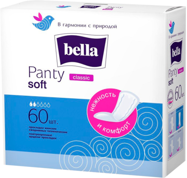 Прокладки ежедневные «Bella» Panty soft 60шт Прокладки ежедневные «Bella» Panty soft 60шт