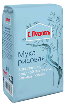 Мука рисовая «С.Пудовъ», 500 г Мука рисовая «С.Пудовъ», 500 г