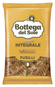 Макаронные изделия «Bottega del Sole» Спирали, цельнозерновые, 400 г Макаронные изделия «Bottega del Sole» Спирали, цельнозерновые, 400 г