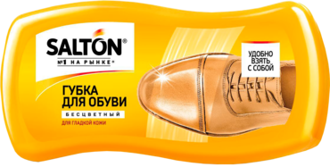 Губка «Salton» для обуви из гладкой кожи, бесцветная Губка «Salton» для обуви из гладкой кожи, бесцветная