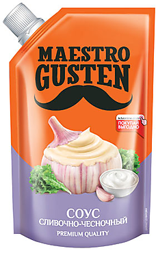 Соус «Сливочно-чесночный» «Maestro Gusten», 196 г