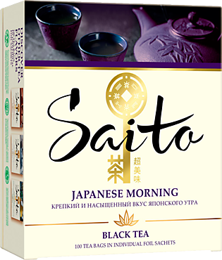 Чай черный «Saito» Japanese Morning, 100 пакетиков