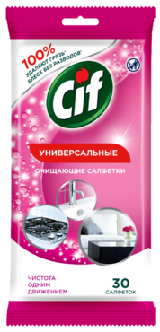 Влажные салфетки «Cif» универсальные, 30 штук Влажные салфетки «Cif» универсальные, 30 штук