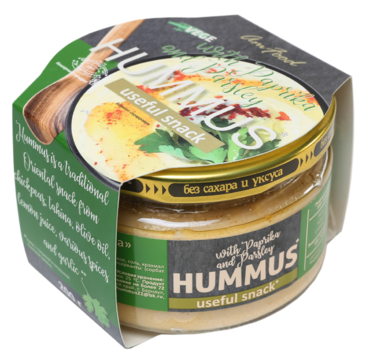 Хумус «Полезные продукты» с паприкой и петрушкой, 200 г Хумус «Полезные продукты» с паприкой и петрушкой, 200 г