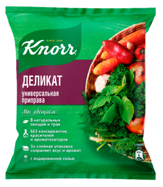 Приправа «Knorr» Деликат, универсальная, 200 г Приправа «Knorr» Деликат, универсальная, 200 г