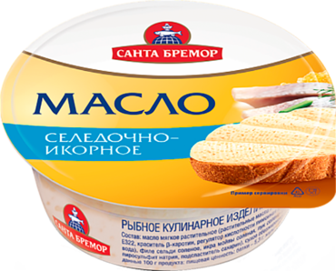 Масло икорно-селедочное «Санта Бремор», 100 г Масло икорно-селедочное «Санта Бремор», 100 г