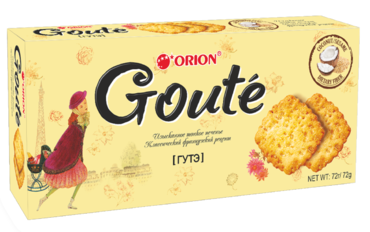 Печенье «Orion» GOUTE затяжное, 72 г Печенье «Orion» GOUTE затяжное, 72 г