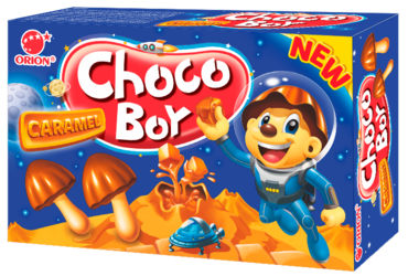 Печенье «Orion» Choko Boy Карамель, 45 г Печенье «Orion» Choko Boy Карамель, 45 г