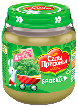 Пюре «Сады Придонья» брокколи, 120 г Пюре «Сады Придонья» брокколи, 120 г