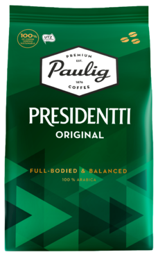Кофе «Paulig Presidentti Original» в зернах, 1 кг Кофе «Paulig Presidentti Original» в зернах, 1 кг