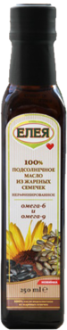 Масло подсолнечное «Елея», 250 мл Масло подсолнечное «Елея», 250 мл