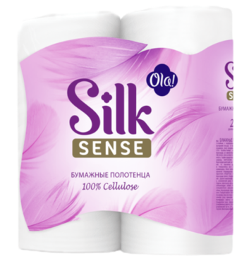 Полотенца бумажные «Ola! Silk Sense» 2 рулона Полотенца бумажные «Ola! Silk Sense» 2 рулона