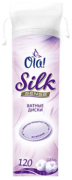 Ватные диски «Ola! Silk Sense» 120шт