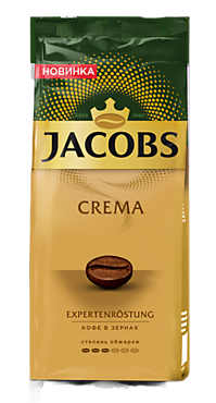 Кофе «Jacobs Crema» в зернах, 230 г