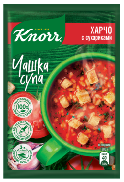 Суп харчо «Knorr Чашка супа» с сухариками, 13 г Суп харчо «Knorr Чашка супа» с сухариками, 13 г