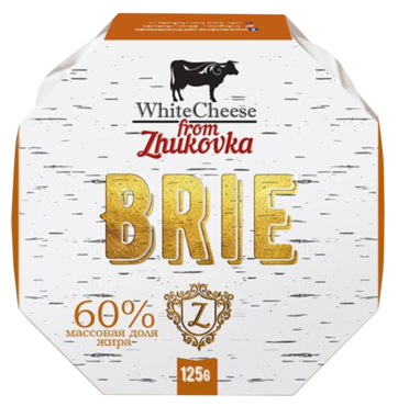 Сыр 60% «White Cheese From Zhukovka» Бри с плесенью, 125 г Сыр 60% «White Cheese From Zhukovka» Бри с плесенью, 125 г