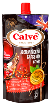 Соус «Calve» Австралийский барбекю, 230 г Соус «Calve» Австралийский барбекю, 230 г