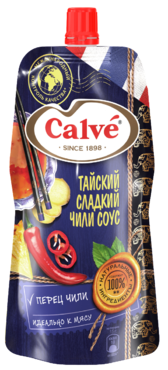 Соус «Calve» Тайский Сладкий чили, 230 г Соус «Calve» Тайский Сладкий чили, 230 г
