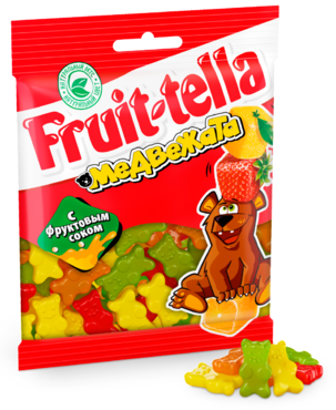 Мармелад жевательный «Fruittella» Медвежата, 70 г Мармелад жевательный «Fruittella» Медвежата, 70 г