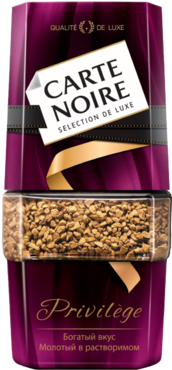 Кофе «Carte Noire» Privilege, молотый в растворимом, 95 г Кофе «Carte Noire» Privilege, молотый в растворимом, 95 г
